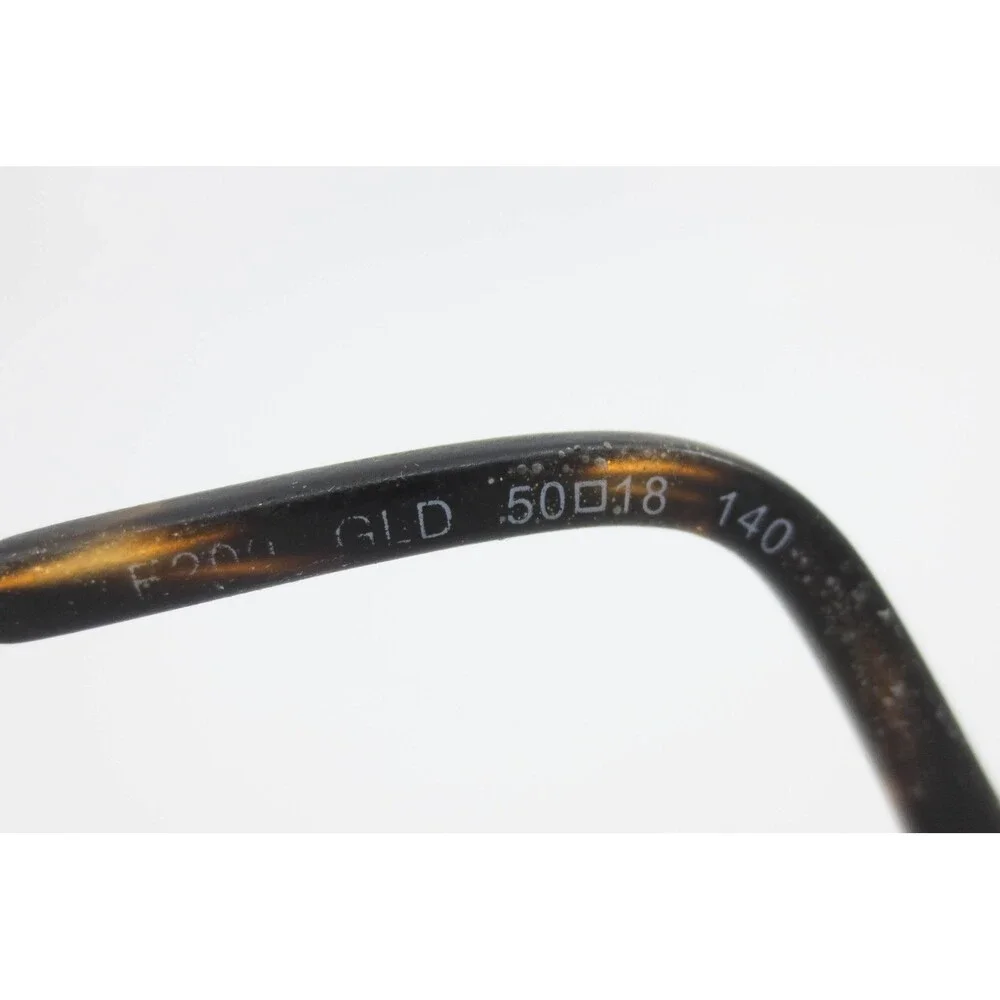 Visage F200 GLD Gold Oval Eyeglasses Filigree Temples 50-18-140 Women Frames